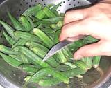 Bhindi recipe step 1 photo