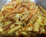 Hình bước làm 3 của món Bì cuốn chay
