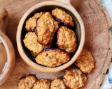 Foto del paso 3 de la receta: Galletas de avena, banana y mantequilla de maní 🥜 sin azúcar ni edulcorante 🍌 veganas