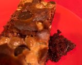 Foto del paso 9 de la receta: Brownie de red velvet con relleno de cheesecake