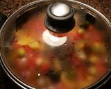 Foto del paso 13 de la receta Chicharro al horno, con cazuela de verduras y olivas