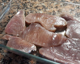 Foto del paso 1 de la receta: Atún en salsa de soja con mostaza y miel