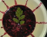 A picture of step 4 of Anar ki chutney.