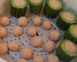 Foto langkah ke 3 dari resep Siu Mai Pare & Bakwan Kukus (Siu mai gluten free).
