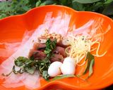 Hình bước làm 3 của món Bánh tráng trộn với nem chua