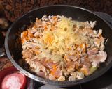 Foto del paso 2 de la receta: Hamburguesas de pollo, verduras y queso