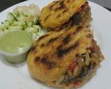 Foto del paso 17 de la receta: Arepas🥙rellenas con salteado de berenjenas y pimientos tatemados🍆🫑🧅