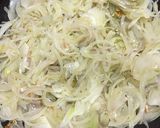 A picture of step 4 of Karele gosht.