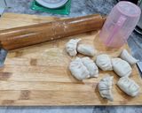 Hình bước làm 4 của món Há Cảo Nhân Tôm Thịt