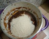 A picture of step 5 of Beef pilau.