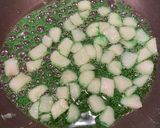Hình bước làm 2 của món Chè củ năng sen dừa