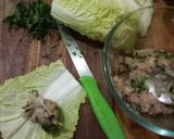 Foto langkah ke 3 dari resep Dimsum Sawi Isi Ayam.