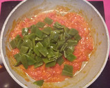 Foto del paso 3 de la receta: Huevos revueltos con judías y tomate