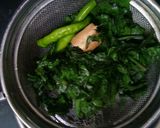 A picture of step 2 of Palak paratha/ spinach paratha.