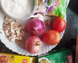 A picture of step 1 of Shahi Paneer.