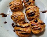 Фото кроку 4 до Горячие бутерброды со вкусом запеченных роллов🍣.