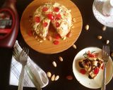 A picture of step 6 of Pistachios apple cherry cake.
