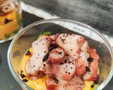 Foto del paso 6 de la receta: Puré de patata al pimentón con pota a la gallega