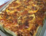 Foto langkah ke 5 dari resep Italian pizza / pizza kulit tipis.