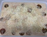 Foto del paso 2 de la receta: Clafoutis salado o frittata de salmón y cherrys