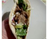 A picture of step 5 of Homemade Pork Gyro in Cypriot Pita.