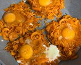 A picture of step 2 of Sweet potatoes nest.