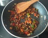 A picture of step 13 of Schezwan Fried Rice.
