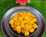 A picture of step 4 of Masala Taro (Arvi Sabji).
