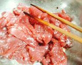 Hình bước làm 1 của món Khổ qua xào thịt bò