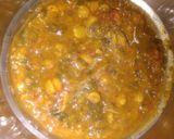 A picture of step 1 of Sai bhaji Paratha.