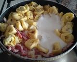 Foto del paso 3 de la receta Tortellinis con bacon