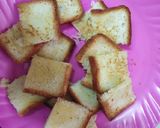 A picture of step 5 of Bread dhokla.