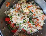 চিংড়ি ফ্রাইড রাইস রেসিপির ধাপ 3 ছবি