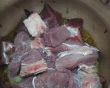 A picture of step 1 of Mutton stew.