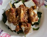 Foto langkah ke 4 dari resep Pecel Bayam Tahu.