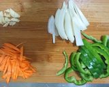 洋蔥青椒炒肉絲(簡單料理)的食譜步驟2照片