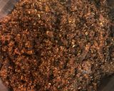 A picture of step 1 of Nagpur style Sauji chicken curry.