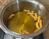 A picture of step 6 of Balah el Sham (Egyptian churros).