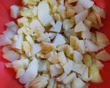 A picture of step 1 of Chana chaat.