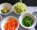 A picture of step 2 of Veggie Maggi Pakoda.