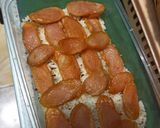 Foto langkah ke 2 dari resep Cheesy Mentai Rice Kukus.
