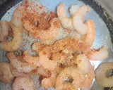 Foto del paso 2 de la receta: Espagueti blanco con Camarones con champiñones y pechuga de pollo