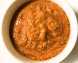 A picture of step 1 of Shahi Paneer.