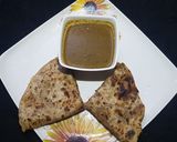 A picture of step 6 of Puran poli.