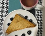 Foto langkah ke 3 dari resep Peanut Butter Choco Toast.