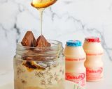 A picture of step 12 of Coffee cake mousse with yakult and honey glaze.