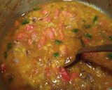 A picture of step 6 of Gujarati Toor dal.