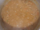 Carne en salsa de curry con timbal de arroz