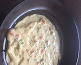 A picture of step 3 of Eggless broccoli omelette.
