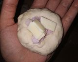 Foto del paso 5 de la receta: Pancitos rellenos hechos al sartén !!